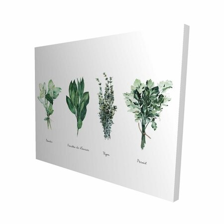 FONDO 16 x 20 in. Fines Herbes-Print on Canvas FO3333598